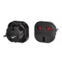 iLike UK/EU oplader-adapter zwart