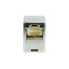 Logilink RJ45 inline-koppeling, Cat.5e, geïsoleerd, kunststof behuizing