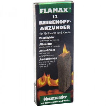 Flamax ecologische aanmaakblokjes/lucifers 12 stuks