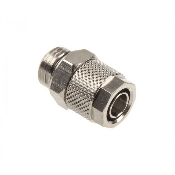 Innovatek aansluiting recht G1/4 inch binnendraad naar 10/8mm - zilver