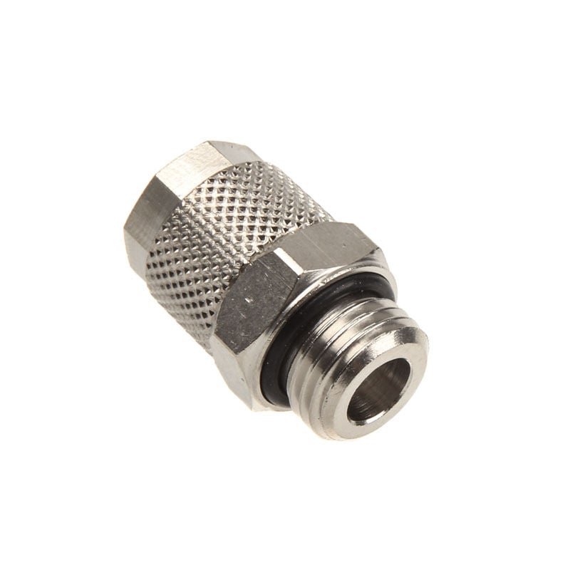 Innovatek aansluiting recht G1/4 inch binnendraad naar 10/8mm - zilver