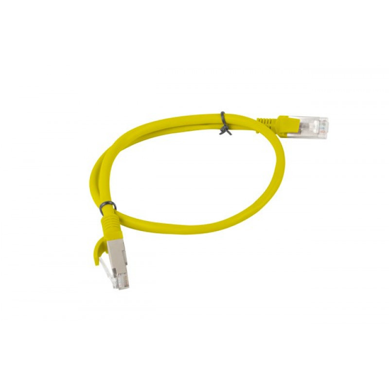 Lanberg Cat6 U/UTP patchkabel RJ45, 0,5 m, geel