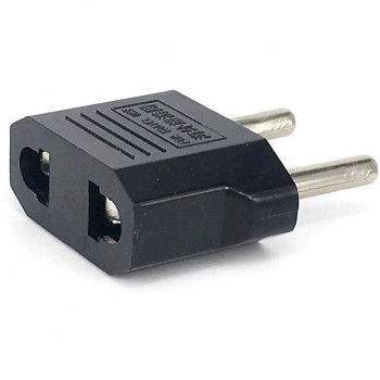 iLike CNUS stopcontactadapter USA / CN 2-polig naar Euro 2-polig zwart