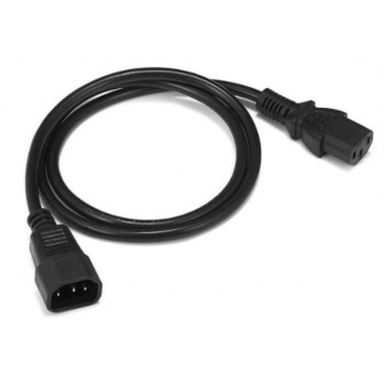 Zebra stroomkabel - IEC 60320 C13 naar IEC 60320 C14