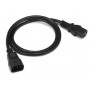 Zebra stroomkabel - IEC 60320 C13 naar IEC 60320 C14