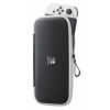 Nintendo Switch tas & displayschermfolie (zwart/wit)