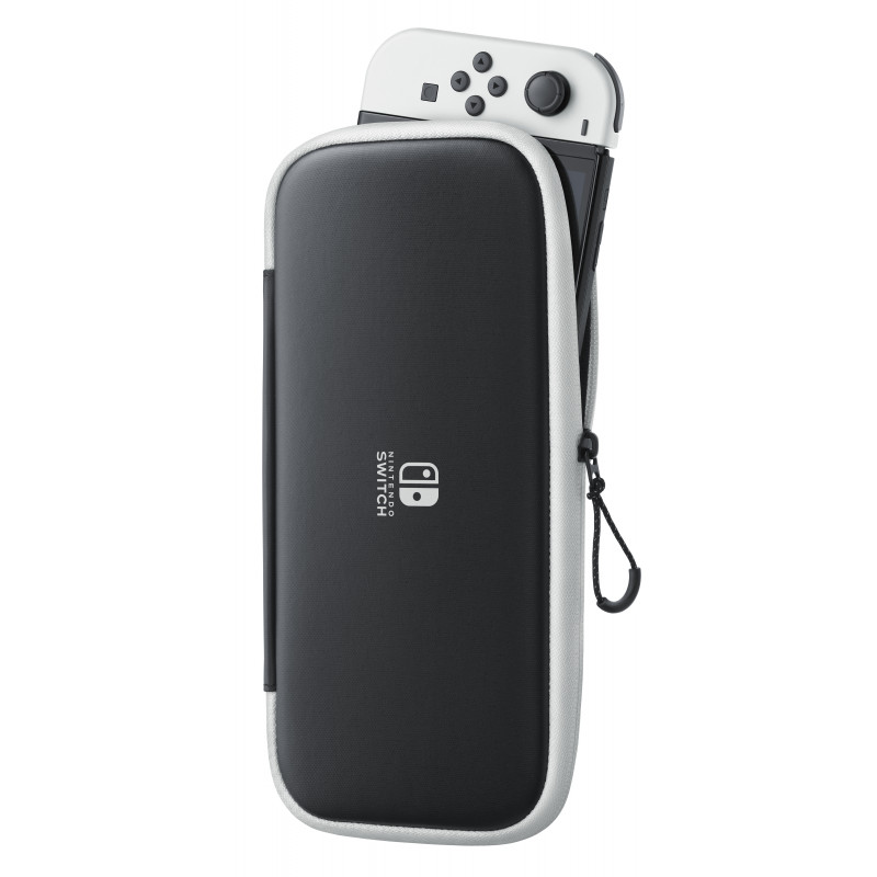 Nintendo Switch tas & displayschermfolie (zwart/wit)