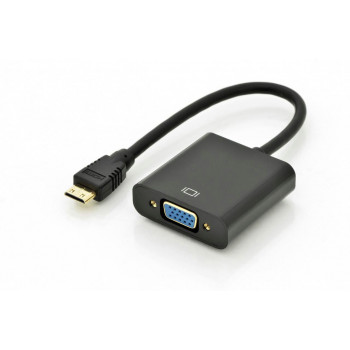 Mercodan mini-HDMI (stekker) naar VGA (bus) adapter