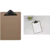 EUROPEL menukaart-klembord, DIN A4 liggend, naturel MDF, afgeronde hoeken, 1 stuk