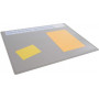 Durable schrijfonderlegger met jaarkalender, PP, 650 x 500 mm, grijs (722310)