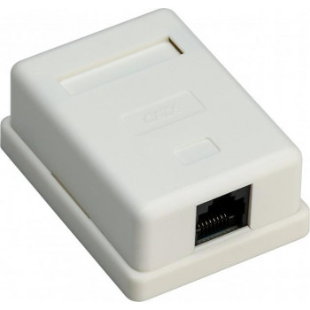 Goobay RJ45-netwerkdoos, wit (77632)
