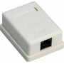 Goobay RJ45-netwerkdoos, wit (77632)