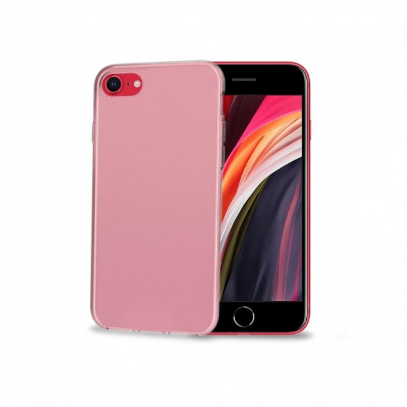 CELLY Gelskin achterzijde cover iPhone SE 2022 / iPhone SE 2020/8/7/6s/6, transparant