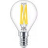 Philips LED classic WarmGlow lamp 60W E14, druppel, helder, dimbaar