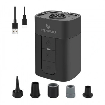 Etenwolf AIR 5 Pro 10400mAh elektrische pomp (zwart)