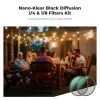 K&F Concept 2-in-1 Black Diffusion filterset 1/4 en 1/8, 67 mm (SKU.1714V1)