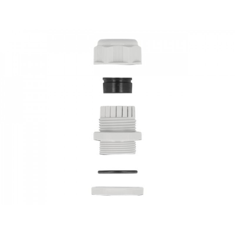 Delock kabelwartel PG29 voor platte kabel grijs 2 stuks