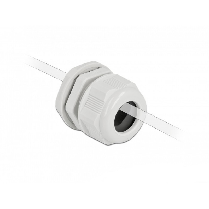 Delock kabelwartel PG29 voor platte kabel grijs 2 stuks