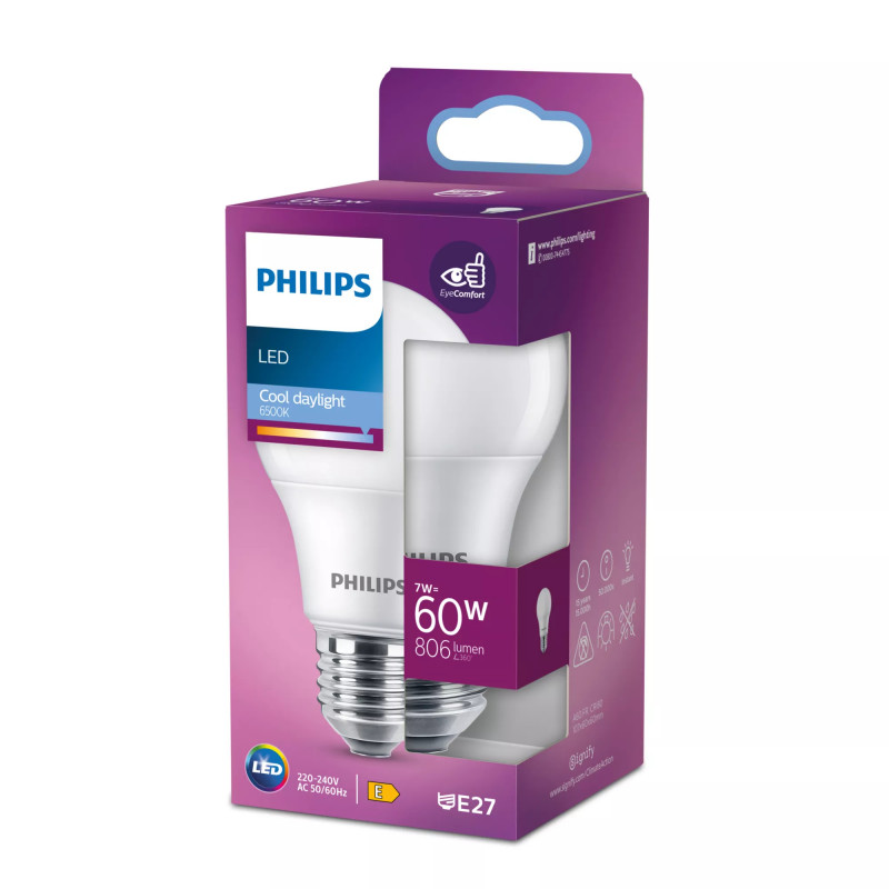 Philips LED-lamp A60 E27 60W