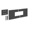 Vogel's PFA 9159 afdekplaat achterzijde, liggend, voor 65-70 inch displays