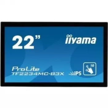iiyama ProLite TF2234MC-B3X 21,5 inch (54,61 cm) PCAP 10-punts touchmonitor, IPS, 1920x1080, VGA, DVI