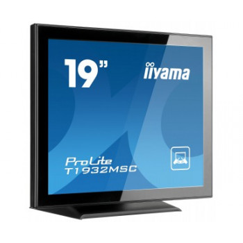 iiyama ProLite T1932MSC-B2X 19 inch (48,3 cm) geprojecteerd-capacitieve 10-punts touchmonitor, 5:4, 1280x1024, DVI, VGA, zwart