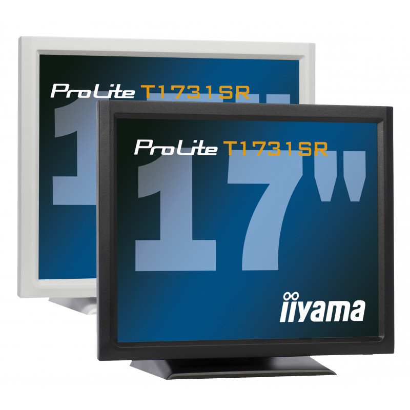 iiyama ProLite T1731SR-W1 17 inch (43,2 cm) resistieve touchmonitor, 5:4, 1280x1024, DVI, wit