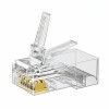 UGREEN Cat6 RJ45 modulaire stekker (50 stuks) – transparant met gouden contacten