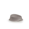 Stefanplast voerbak Chic 0,35L 18x18x7cm lichtgrijs