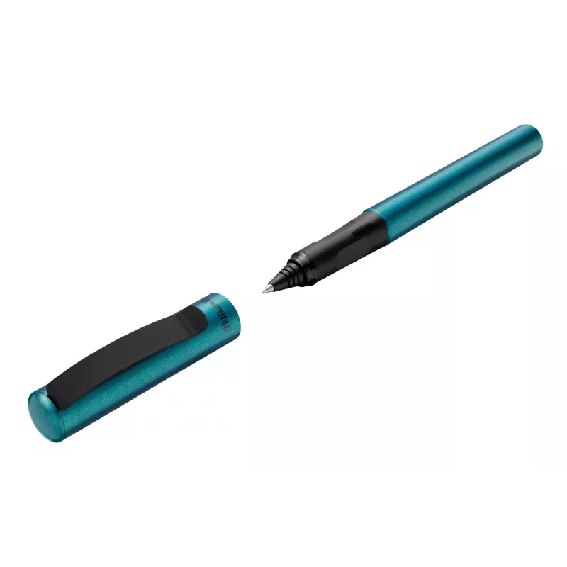 Pelikan Pina Colada rollerball-pen, 12er-display, metalen behuizing en dop, zwart (605502)