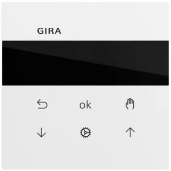 Gira S3000 jaloezie- en schakelklok met display, System 70 (536670)