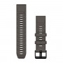 Garmin QuickFit 22-armband, Pebble Grey siliconen [010-14559-00]
