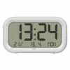 TFA Dostmann 60.2052.02 quartzwekker wit 2 wektijden groot display, extra luid weksignaal
