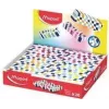 Maped gum van kunststof, bont geruit, ftalaat- en PVC-vrij, 20er-display (123501)