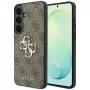 Guess Leather 4G Metal Logo hoesje voor Samsung Galaxy S26 FE, bruin