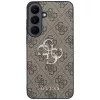 Guess Leather 4G Metal Logo hoesje voor Samsung Galaxy S26 FE, bruin