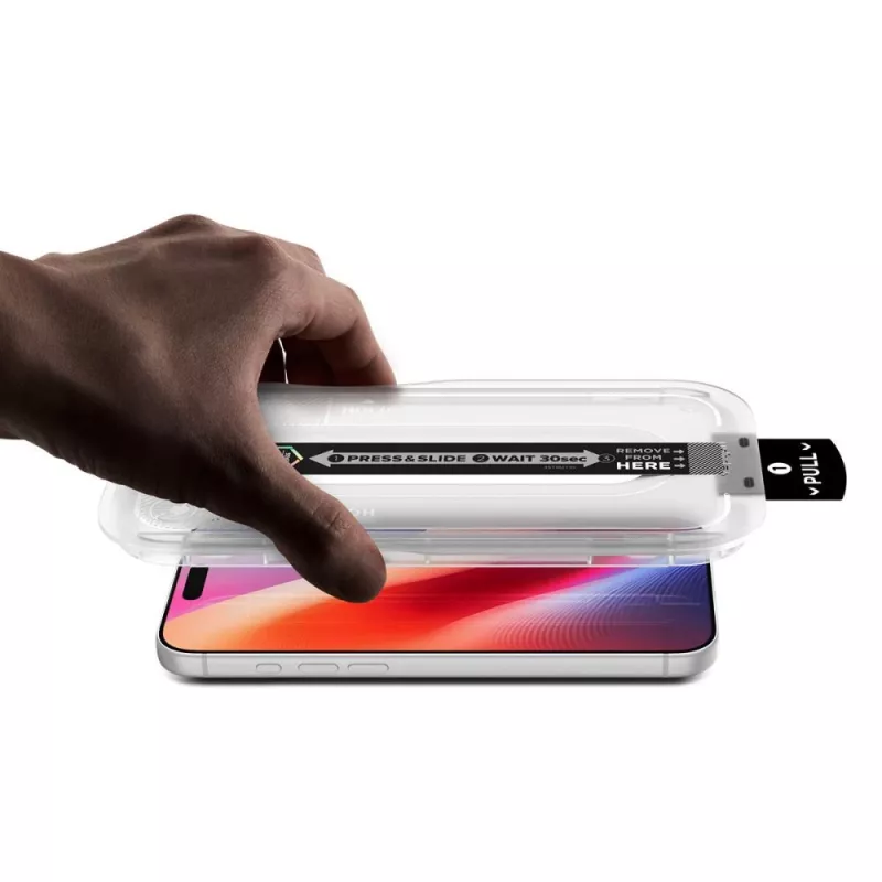 Spigen Glas.TR EZ Fit Pro HD AC Privacy displayschermfolie voor iPhone 18 Pro Max, 2-pack