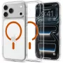 Spigen Ultra Hybrid MagSafe hoes voor iPhone 17 Pro Max / 18 Pro Max, transparant/oranje (ACS12122)