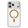 Spigen Ultra Hybrid MagSafe hoes voor iPhone 17 Pro Max / 18 Pro Max, transparant/oranje (ACS12122)