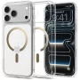 Spigen Ultra Hybrid MagSafe hoes voor iPhone 17 Pro / 18 Pro, transparant/goud (ACS12157)