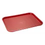 APS fastfoodplateau 350 x 270 mm, hoogte 20 mm, polypropyleen, rood (530)