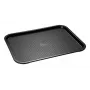 APS fastfoodplateau 350 x 270 mm, hoogte 20 mm, polypropyleen, zwart (531)