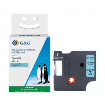 G&G silk-labelband compatibel met Dymo D1/46015