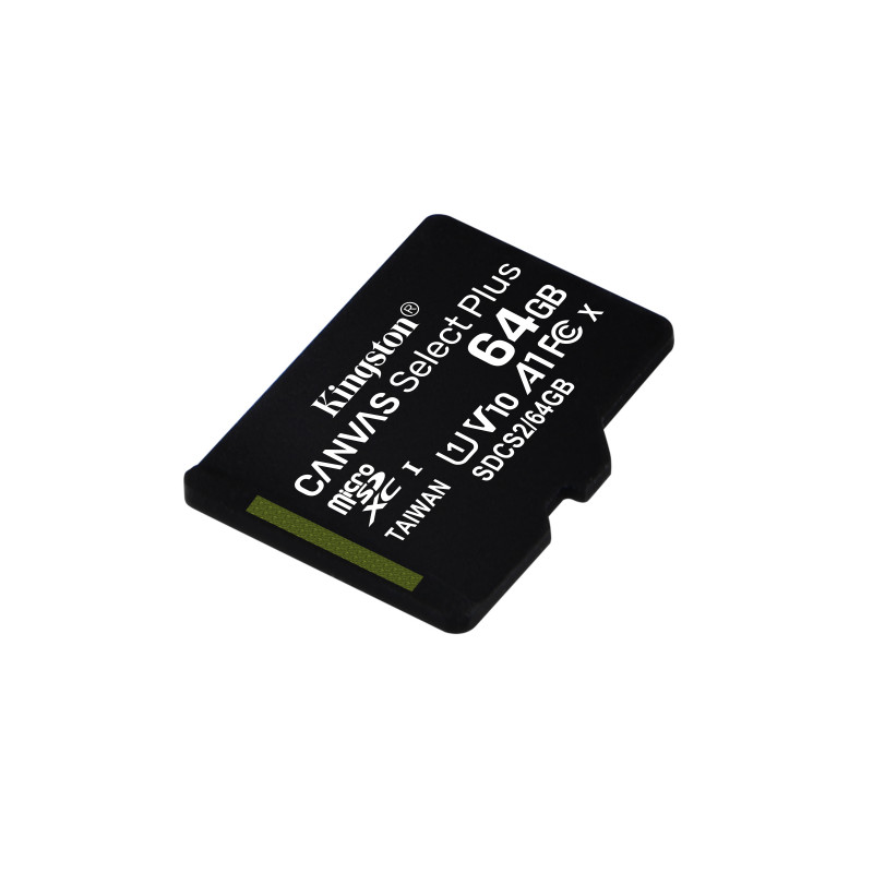 Kingston microSDXC-geheugenkaart 64 GB, UHS-I (SDCS2/64GBSP)