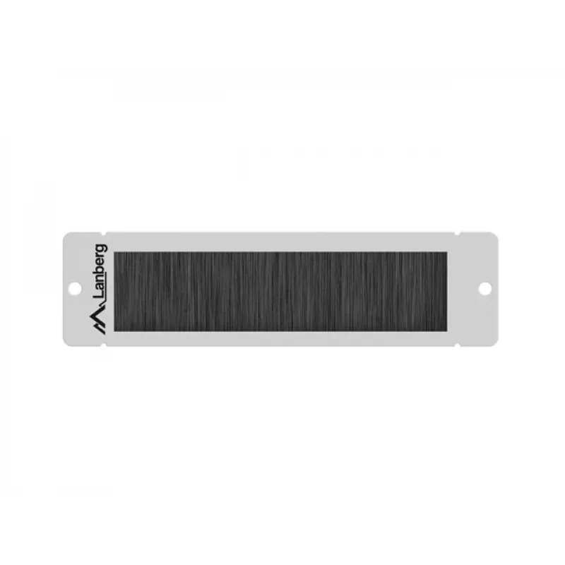 Lanberg borstelpanel voor 10 inch-rackkast, grijs (AK-1104-S)