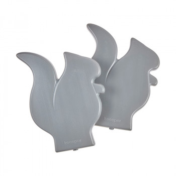 Keeeper Keeepy 2-delige set koelelementen 18,5x14x1,5cm grijs