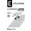 Cellularline cameralensbescherming voor iPhone 18 Pro, transparant