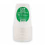 Gogreen Go Green milieuvriendelijke bekers 350 ml, 10 stuks, wit