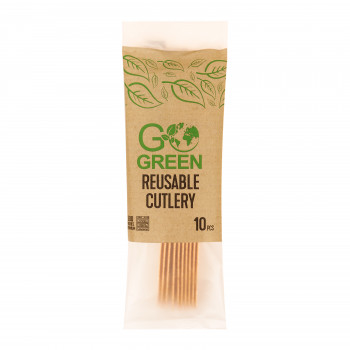 Gogreen Go Green herbruikbare messen, 10 stuks
