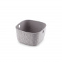 Curver Softex XS mand 3 l, 19,4 x 19,4 x 11,1 cm, grijs-bruin